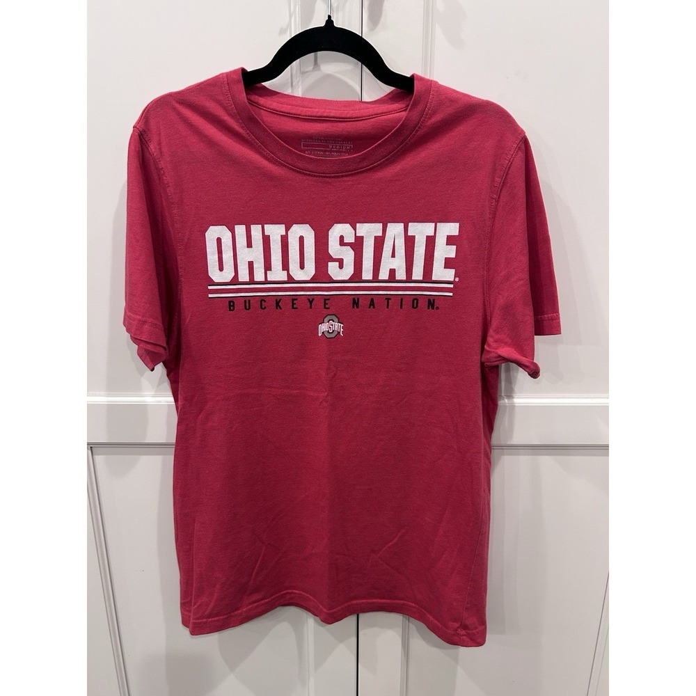 Liquid Blue Ohio State Buckeyes Nation NCAA Short Sleeve T-Shirt - M - Red